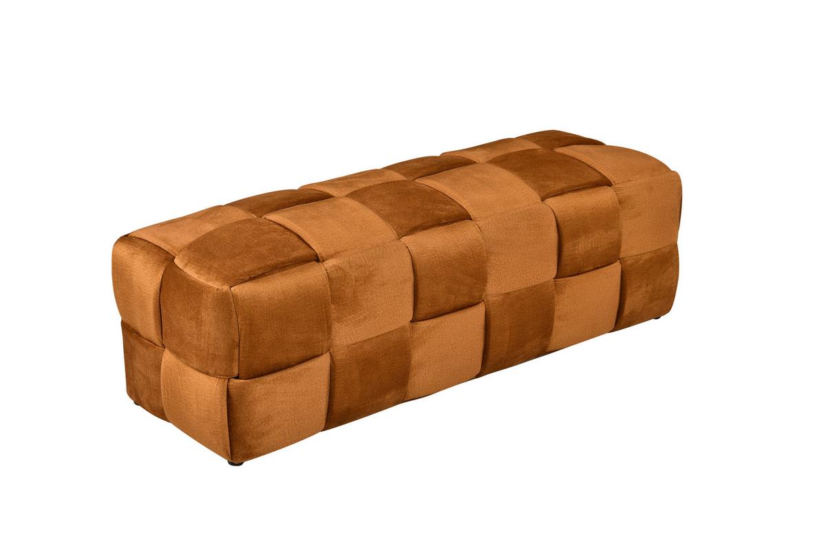 TABURET ELLIOT - portocaliu, Modern, plastic/lemn (124/48/44cm) - Mömax