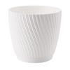 Übertopf Mira Complete Eco 19 Weiß Ø ca. 18,7cm - Weiß, KONVENTIONELL, Kunststoff (18,7/17,2cm) - Mömax