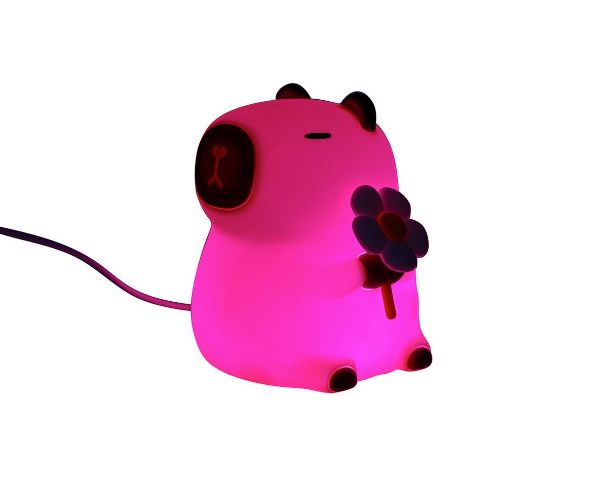 Nachtlicht Capybara Creme max. 2,5 Watt - Creme, MODERN, Kunststoff (9,2/11,1/9,1cm) - Mömax