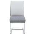 Schwingstuhl Katharina in Grau - Grau, MODERN, Textil/Metall (46/99/63cm) - PREMIUM LIVING