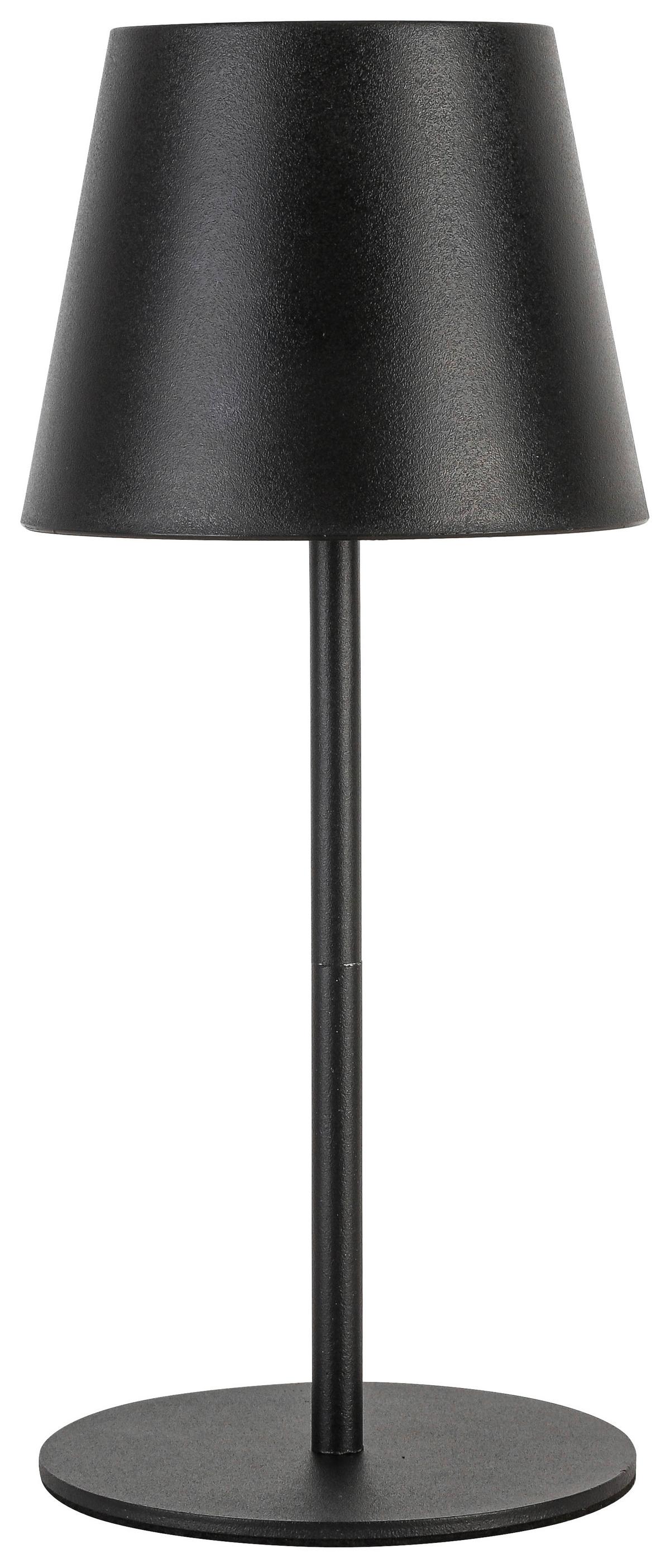 LED-Tischleuchte Noemi Schwarz max. 3 Watt - Schwarz, Konventionell, Kunststoff/Metall (10,6/17-36cm) - Mömax