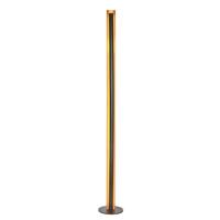 Stoječa Led-svetilka Gumo - zlate barve/črna, Moderno, kovina (18/144cm) - Mömax