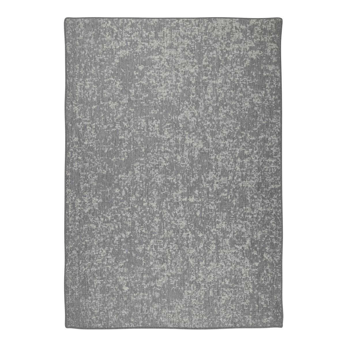 Outdoorteppich Viento Grau/Weiß ca. 120x170 cm - Grau, MODERN, Textil (120/170cm) - Bessagi Garden