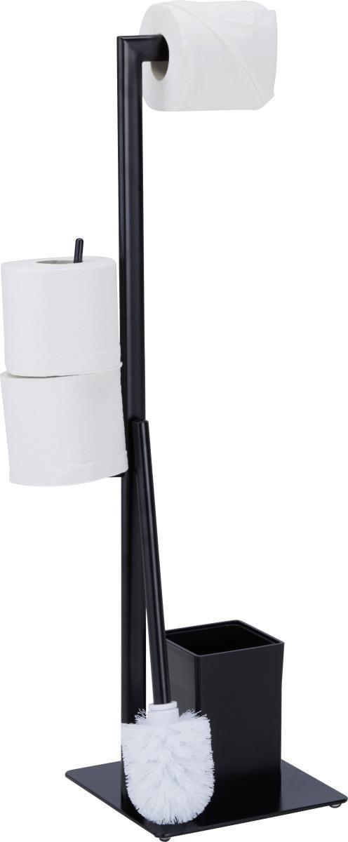 WC-Bürstenkombination Gregotti 2 in Schwarz - Schwarz, MODERN, Kunststoff/Metall (20/71/20cm) - Mömax