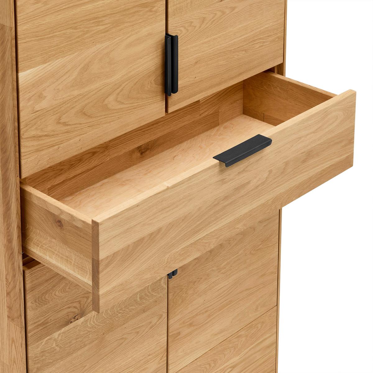 Aktenschrank Albero Naturfarben - Naturfarben, MODERN, Holz (80/200/38cm) - Premium Living