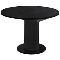 Ausziehtisch in Schwarz - Schwarz, MODERN, Holzwerkstoff (110-150/110/78cm) - ecoTree