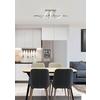 LED-TAKLAMPA LINA - kromfärg/nickelfärgad, Modern, metall/plast (20/80/26,5cm) - Mömax