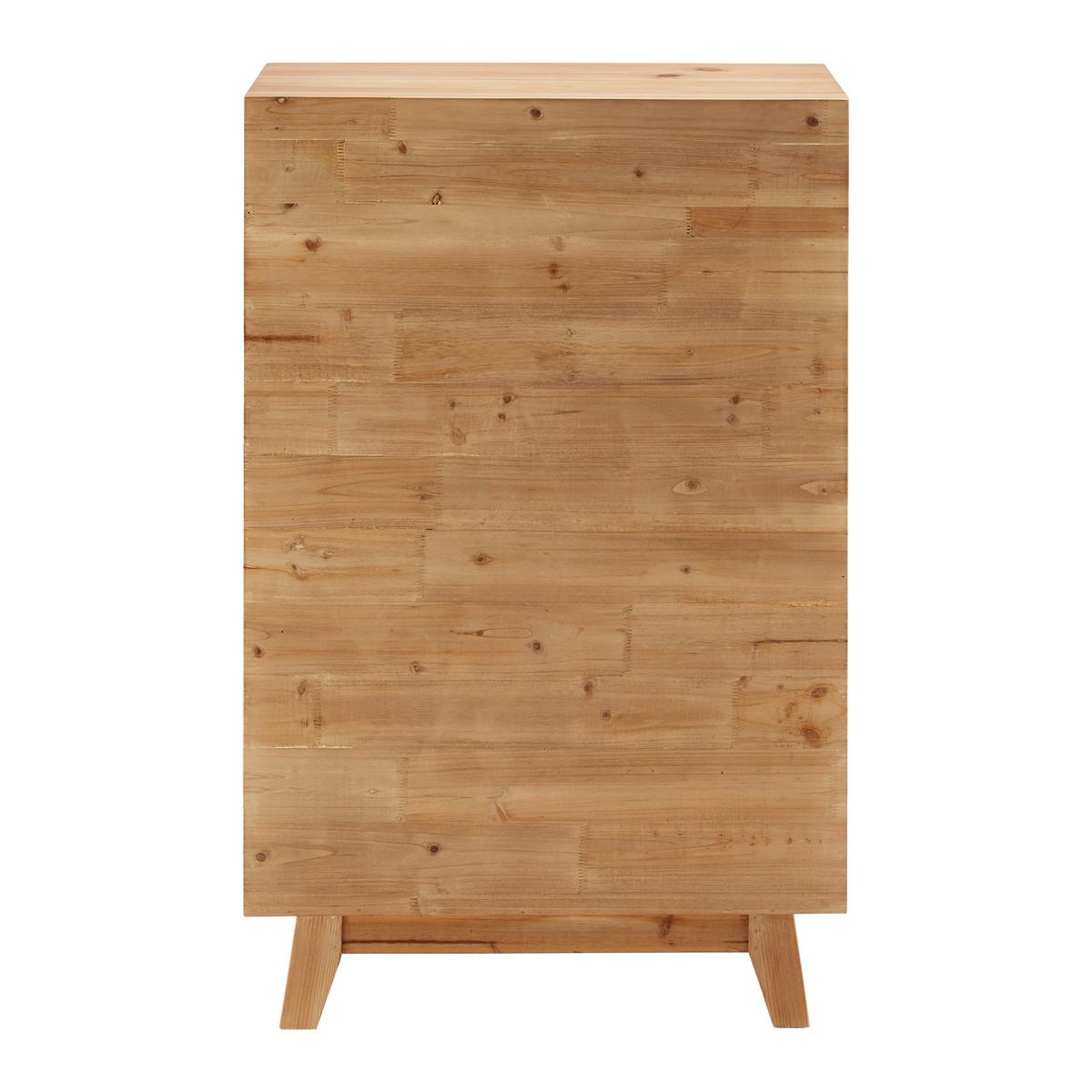 Kommode Frame Multicolor Echtholz/MDF - Multicolor/Schwarz, MODERN, Holz (68/112/34cm) - Bessagi Home