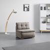 fauteuil convertible in Cappuccino - cappuccino/noir, textile/matière synthétique (89/88/90cm) - Mömax