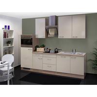 Kuhinjski Blok Z Aparati Nepal, Kašmir, Barva Hrasta - barve nerjavečega jekla/kašmir, Moderno, kovina/leseni material (280cm) - FlexWell