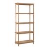 ÉTAGÈRE KAVOK -EXKLUSIV- - couleur frêne/couleur naturelle, Natur, matériau en bois/bois (80/170/35cm) - Premium Living