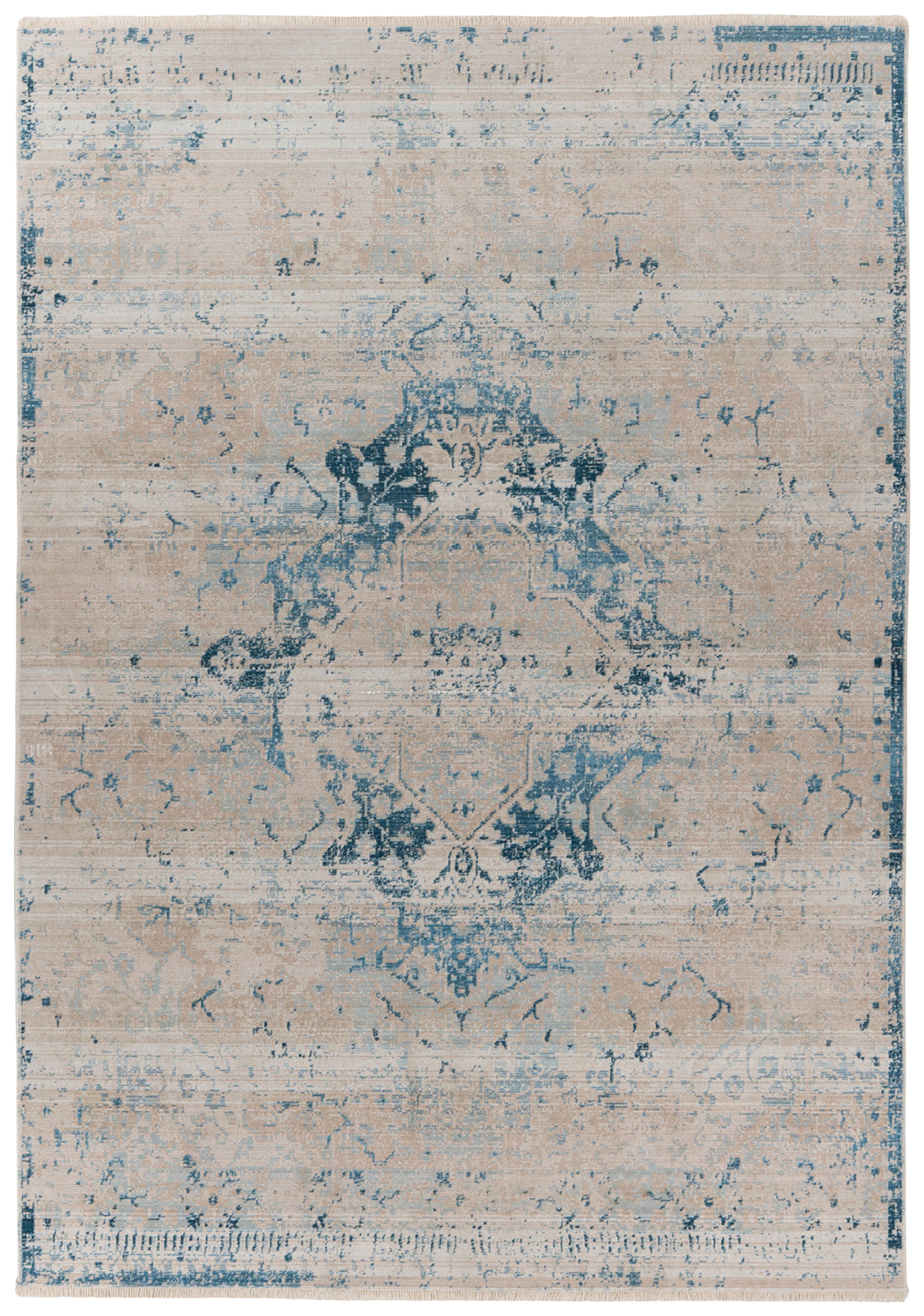 Vintage-teppich Dilan 200 - Blau, Konventionell, Textil (160/230cm) - Kayoom
