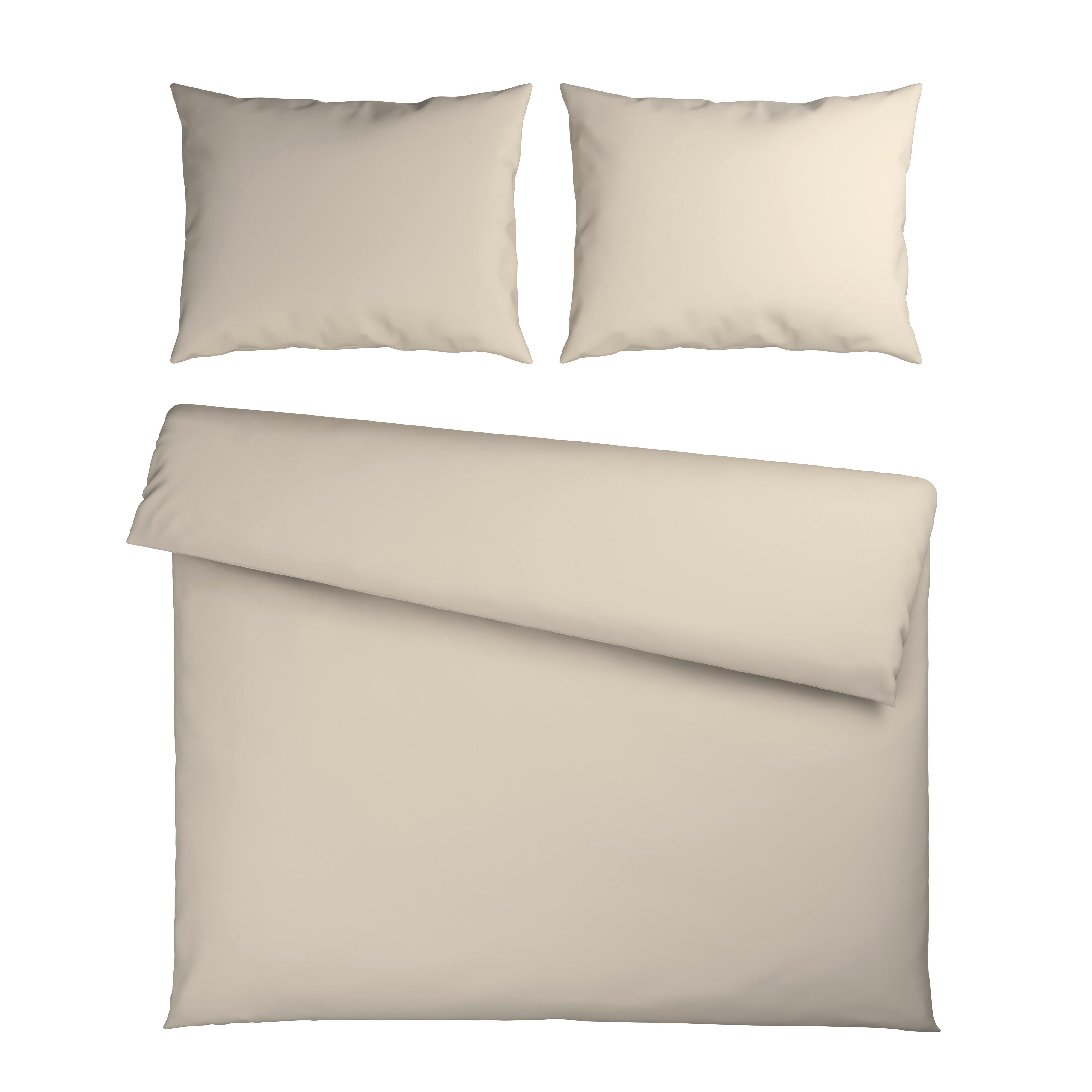 Ágyneműhuzat-garnitúra Kétszemélyes Julie Xxl - bézsbarna, textil (200/220cm) - Mömax