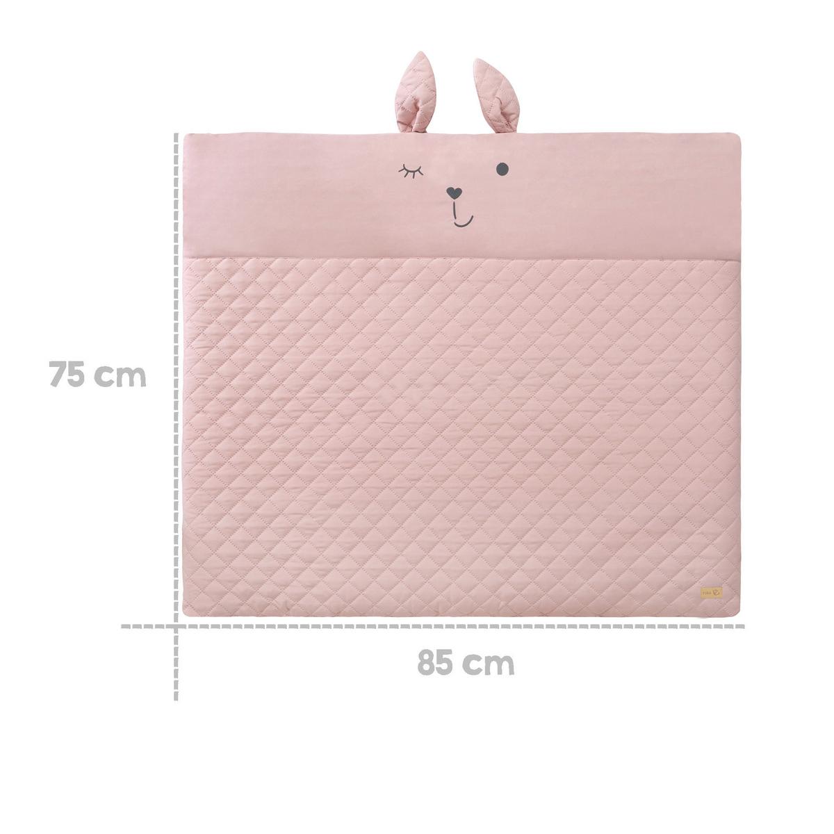 Krabbeldecke Roba Style Rosa ca. 85x45x75cm - Hellrosa, KONVENTIONELL, Textil (85/45/75cm) - Roba