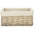 Coș Pentru Raft Larry - culoare natur/gri, Romantik / Landhaus, lemn/textil (32/14/23cm) - Modern Living Coș Pentru Raft Larry - culoare natur/gri, Romantik / Landhaus, lemn/textil (32/14/23cm) - Modern Living