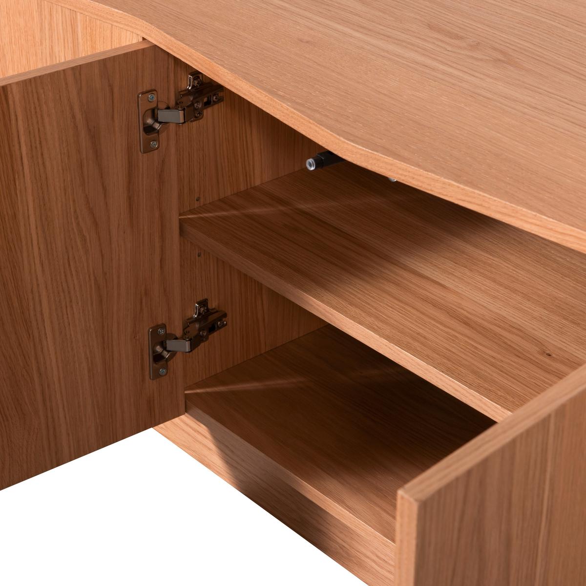 Lowboard Zuma Eichefarben - Eichefarben, Design, Holz (200/52/45cm) - Livetastic