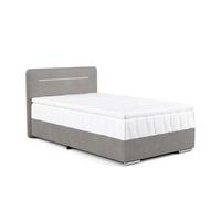 Box-ágy Lightstar - szürke, Modern, faalapú anyag/textil (120/200cm)