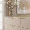 SIDEBOARD BRENDA - kashmir, Modern, metall/trämaterial (120/85/40cm) - Bessagi Home