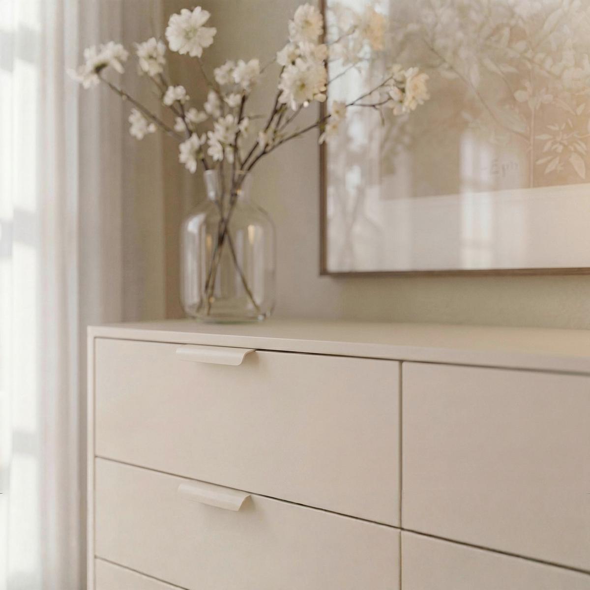 Sideboard Brenda Kaschmir MDF/Eisen - Kaschmir, MODERN, Holzwerkstoff/Metall (120/85/40cm) - Bessagi Home
