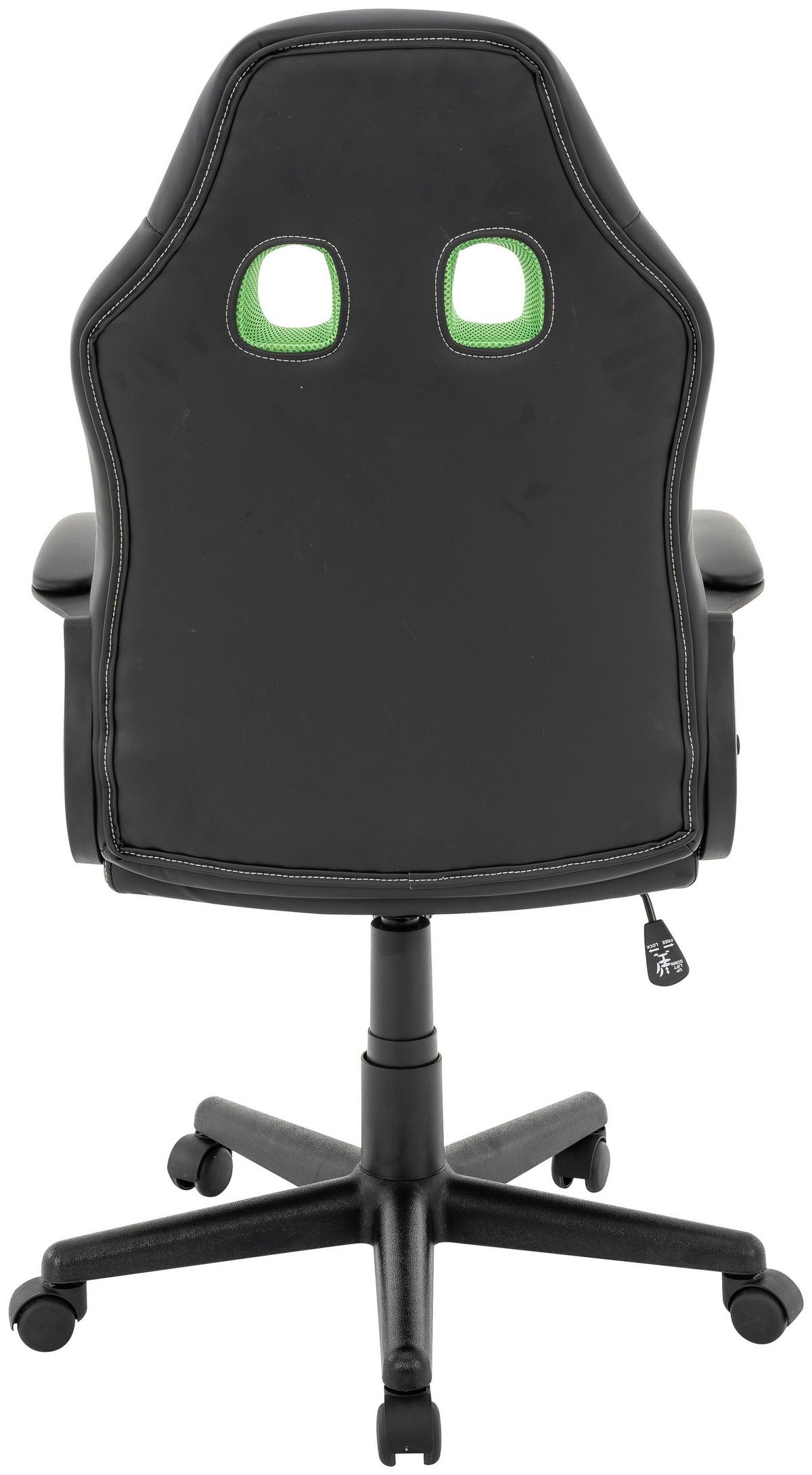 Gamingstuhl BX-Gaming Grün/Schwarz - Schwarz/Grün, MODERN, Kunststoff/Textil (58/105-115/63cm) - Mömax