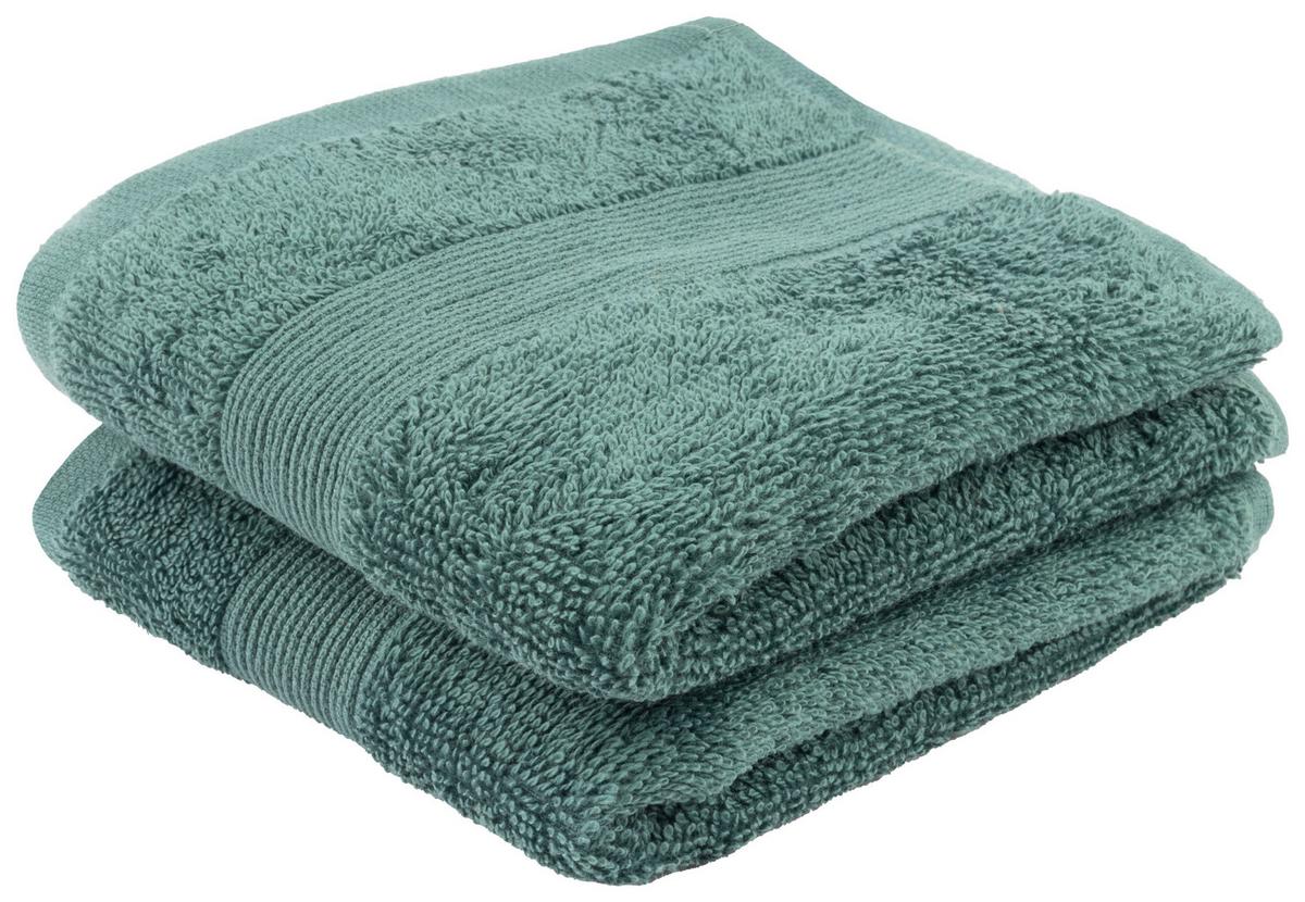 Badetuch Silke Mintgrün ca. 100x150cm - Mintgrün, Textil (100/150cm)