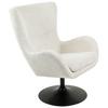 Sessel Shiba in Creme - Creme/Schwarz, Modern, Textil/Metall (76/99/87cm) - Mömax