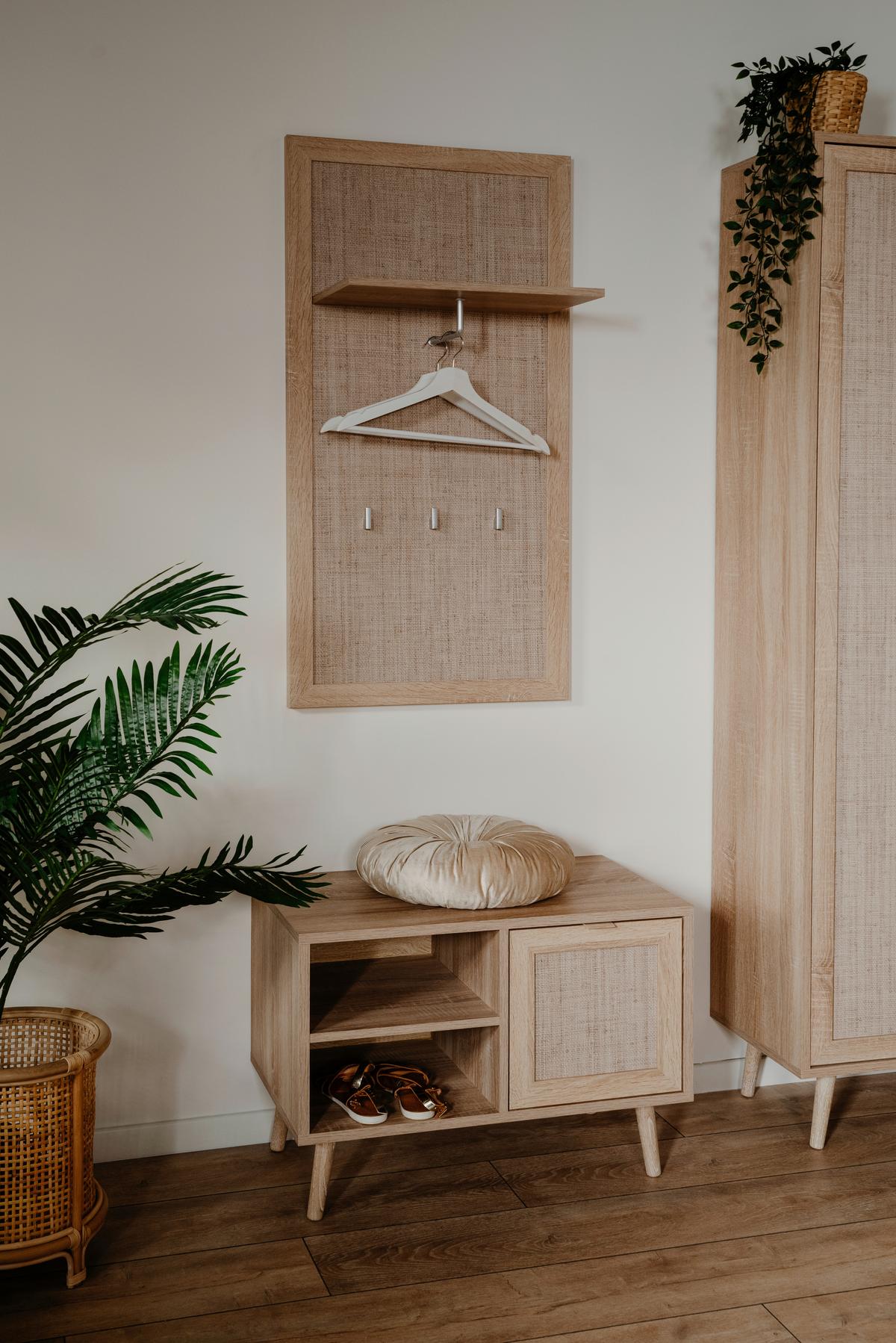 PANEL DO PRZEDPOKOJU BALI 41B 3197 - kolor dębowy, Basics, materiał drewnopochodny (55/110/30cm) - MID.YOU