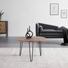 SOFFBORD NEVIS - svart/naturfärgad, Natur, metall/trä (70/70/45cm) - Mömax