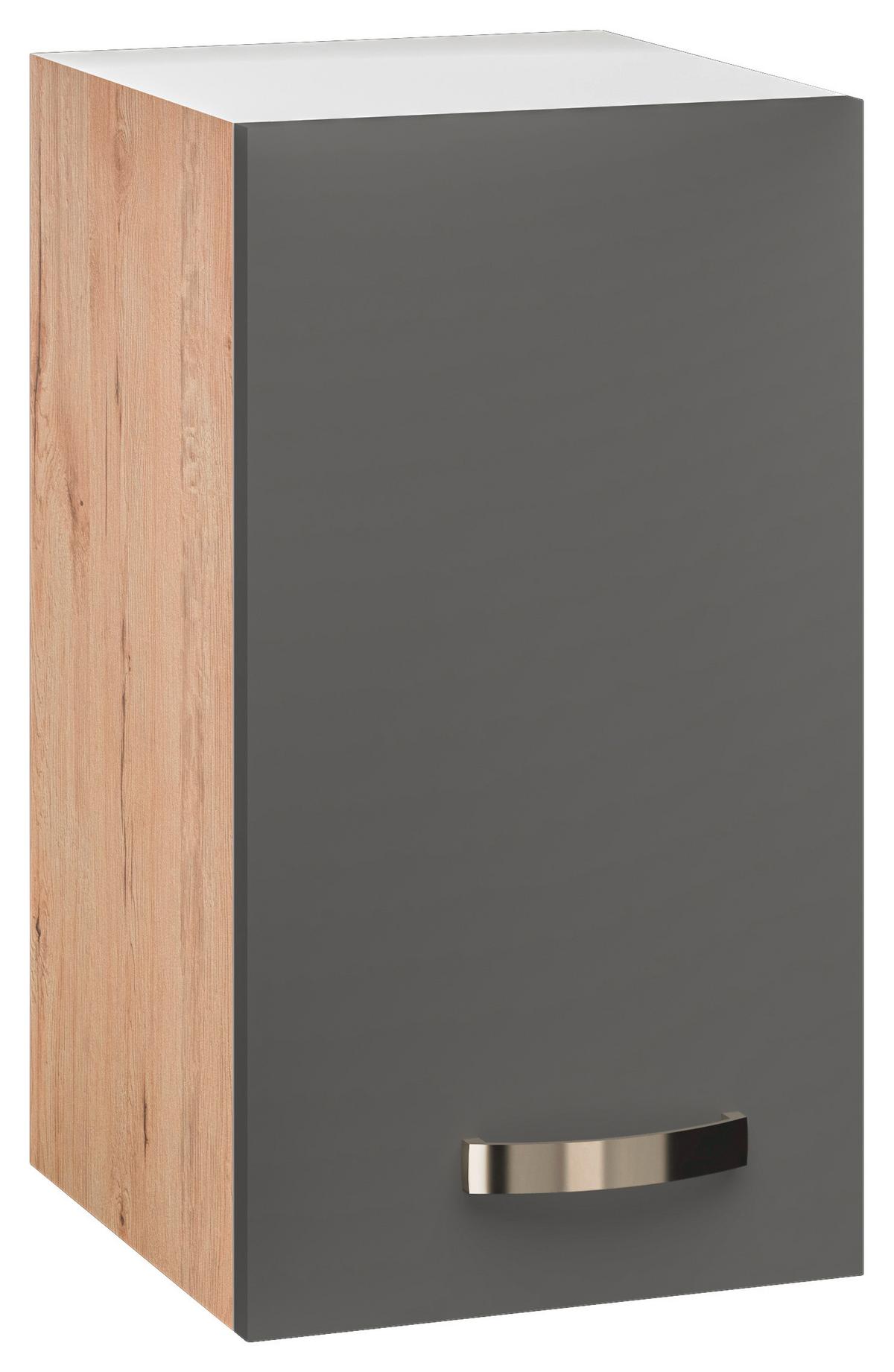 Corp superior de bucătărie SHADOW   H30 - gri închis/stejar San Remo, Modern, material pe bază de lemn (30/54/32cm)
