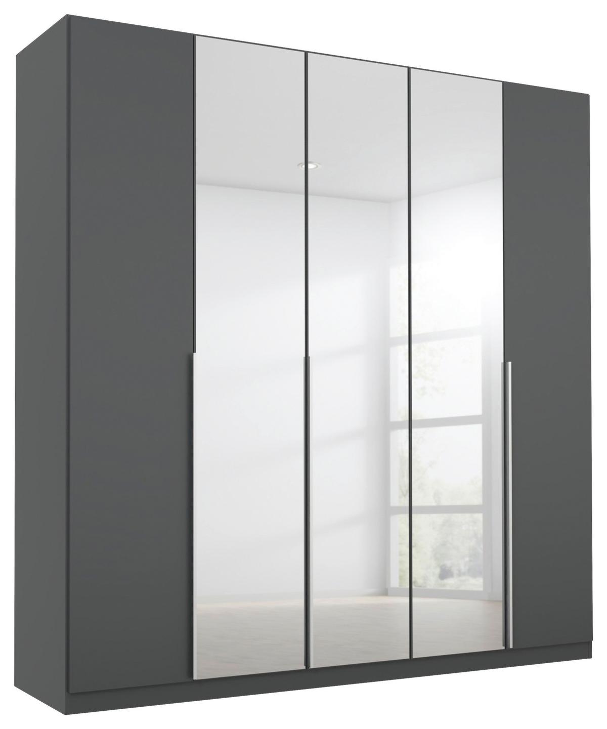 DULAP USI ROTATIVE ALABAMA - argintiu/gri, Modern, material pe bază de lemn (226/229/54cm) - Modern Living