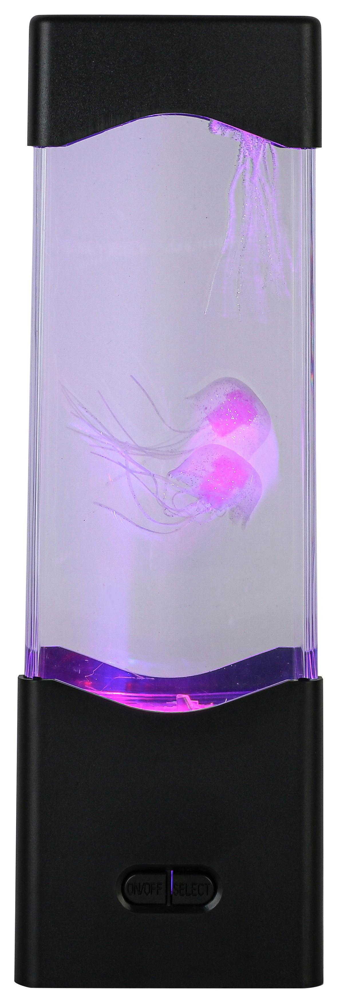 LED-DEKORATIONSLAMPA QUALI - svart/transparent, Modern, plast (7,5/23,3/7,5cm) - Mömax