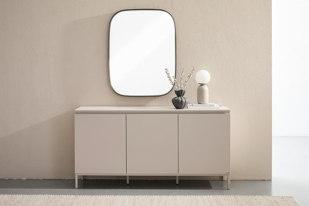 KOMODA SZEROKA TALEA - kaszmir, Design, materiał drewnopochodny/metal (150/77/35cm) - Hom`in