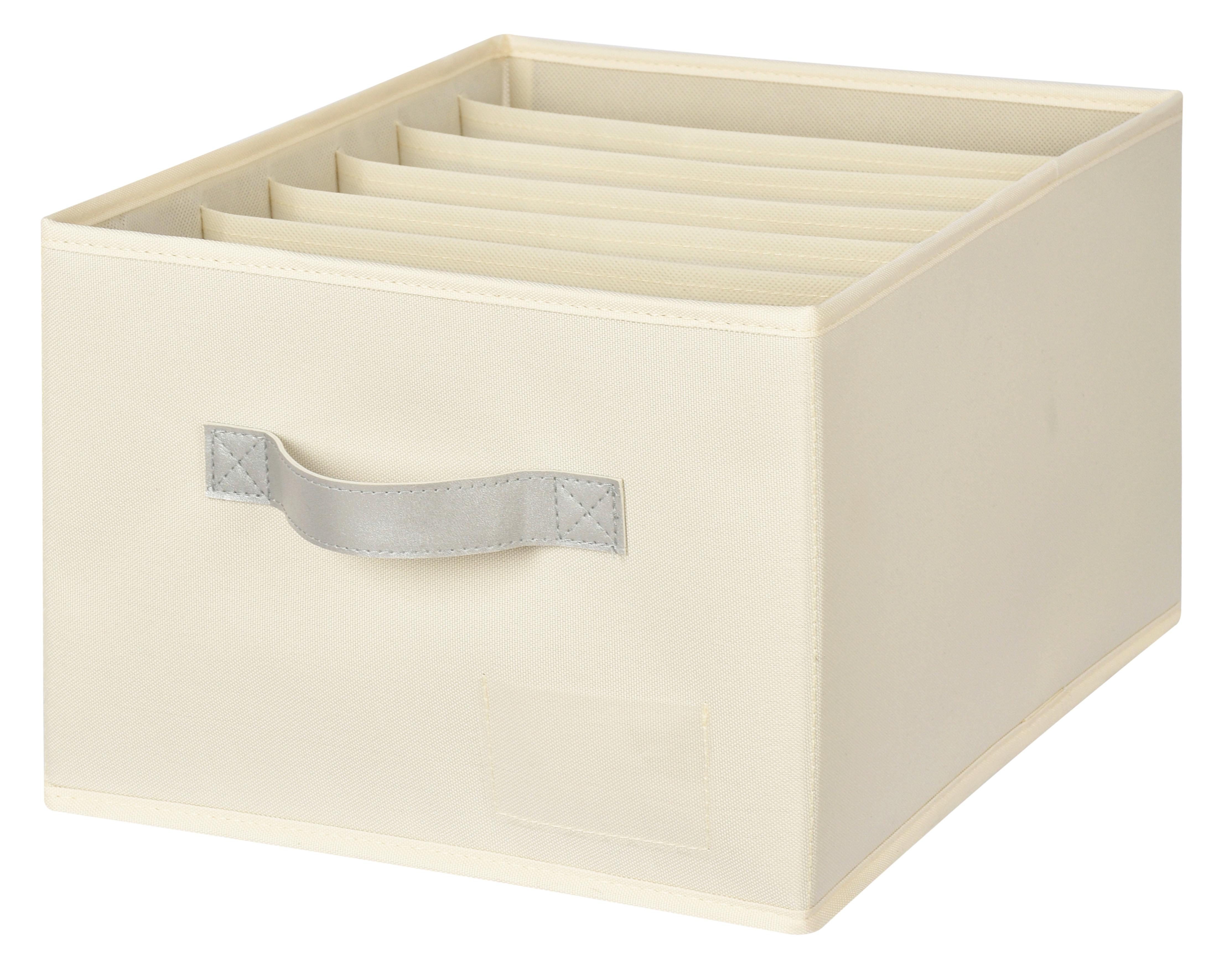 Kutija Za Odlaganje Soft - bež, Konvencionalno, karton/tekstil (27/36/20cm) - Mömax
