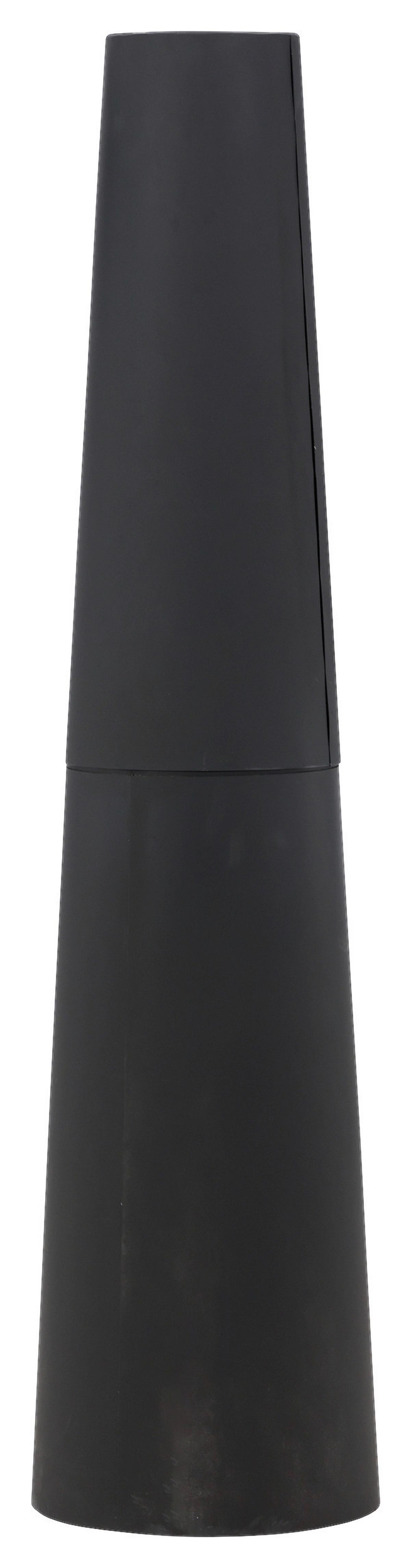 Feuerstelle Bastian ca. 33x135x33 cm Schwarz - Schwarz, KONVENTIONELL, Metall (33/135/33cm) - Gardenson