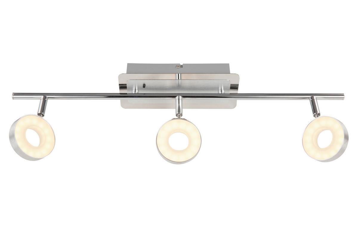 LAMPA REFLEKTOROWA LED INELE - kolor aluminiowy/kolor chromowy, Trend, metal (60,5/9/18,5cm) - Novel