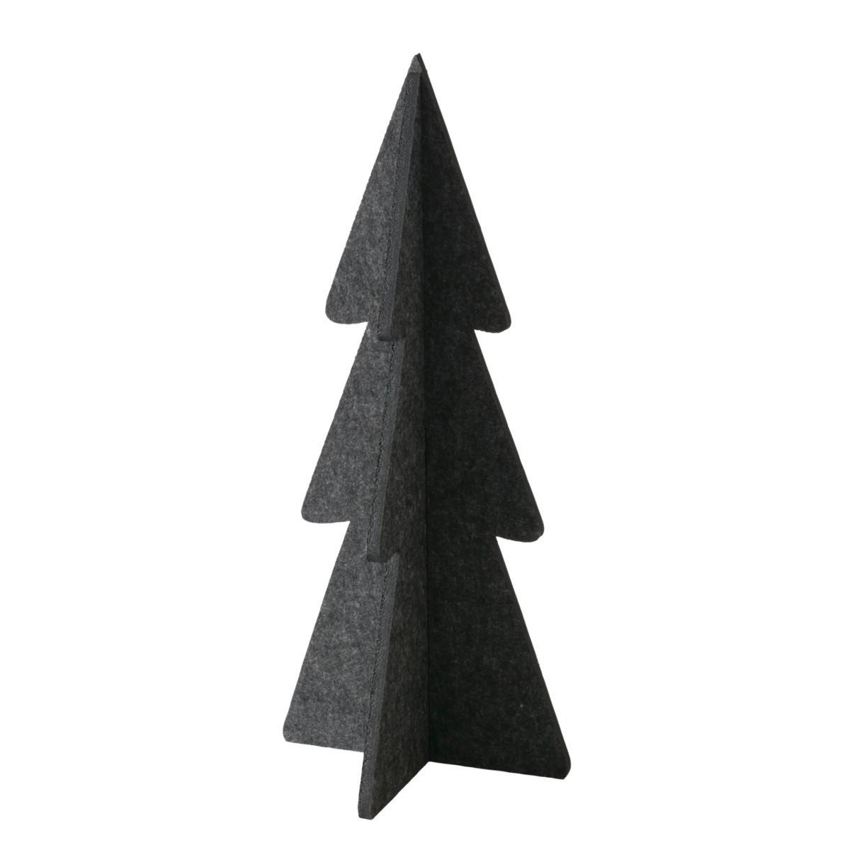 CHOINKA DEKORACYJNA 2052992 - ciemnoszary, Basics, tkanina (35/35/79cm) - Boltze Home