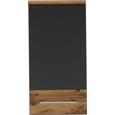Oberschrank Eichefarben/Anthrazit - Chromfarben/Eichefarben, MODERN, Holzwerkstoff/Metall (35/70/21cm) - Premium Living Oberschrank Eichefarben/Anthrazit - Chromfarben/Eichefarben, MODERN, Holzwerkstoff/Metall (35/70/21cm) - Premium Living