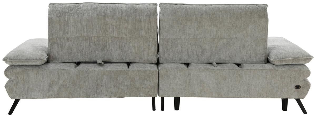 Kutna Garnitura Castello - siva/crna, Moderno, drvo/metal (276/97/110/174cm) - Mömax