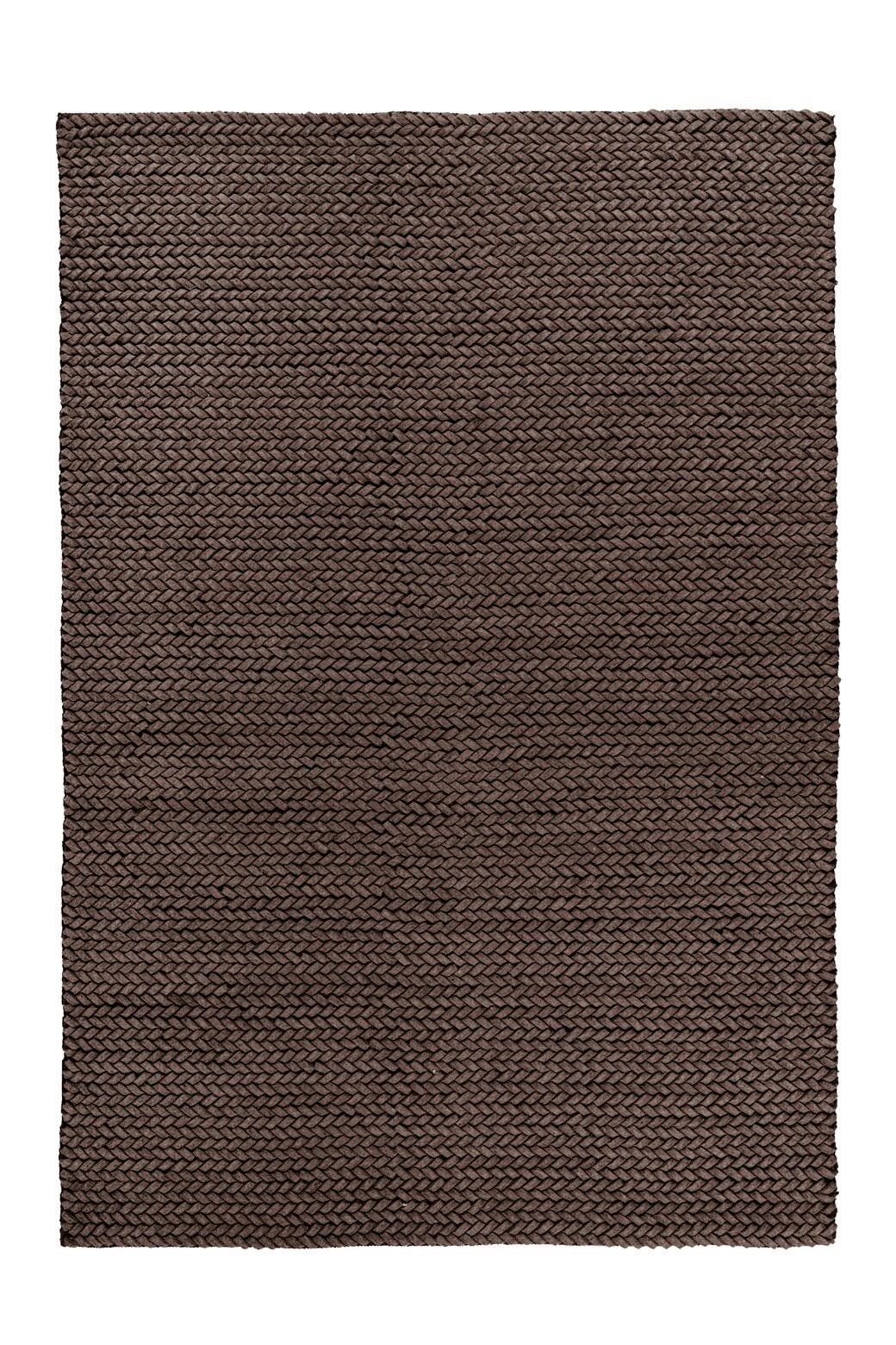 FLACHWEBETEPPICH ROBBIE 125 BRAUN - Braun, Konventionell, Textil (80/150cm) - Kayoom