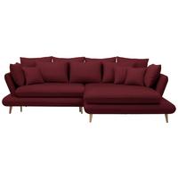 Kutna Garnitura Monte - prirodne boje/boje crnog vina, Romantično / ladanjski, tekstil/drvo (283/181cm) - Premium Living