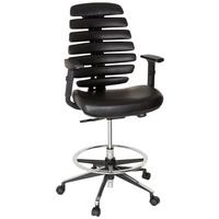 Pisarniški Stol Ergo Line Ii Work, Črna - črna/barve aluminija, Moderno, kovina/umetna masa (62/131/65cm) - MID.YOU