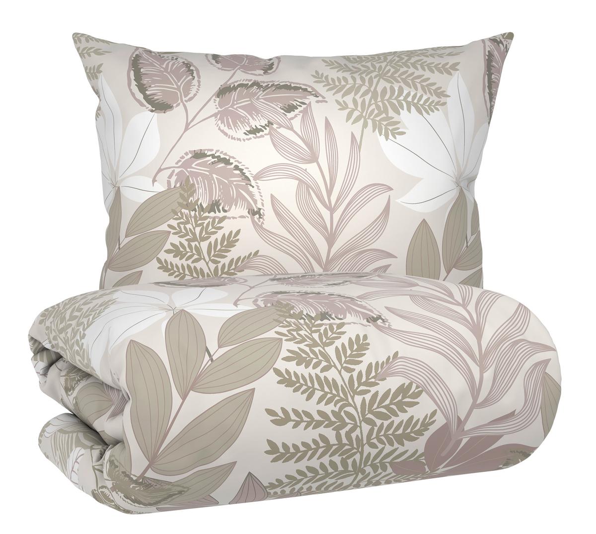 BETTWÄSCHESET ULLI - Beige, Textil (160/210cm) - Mömax