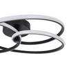 LED-TAKLAMPA MOFER - svart, Modern, metall/plast (51/49/14cm) - Premium Living