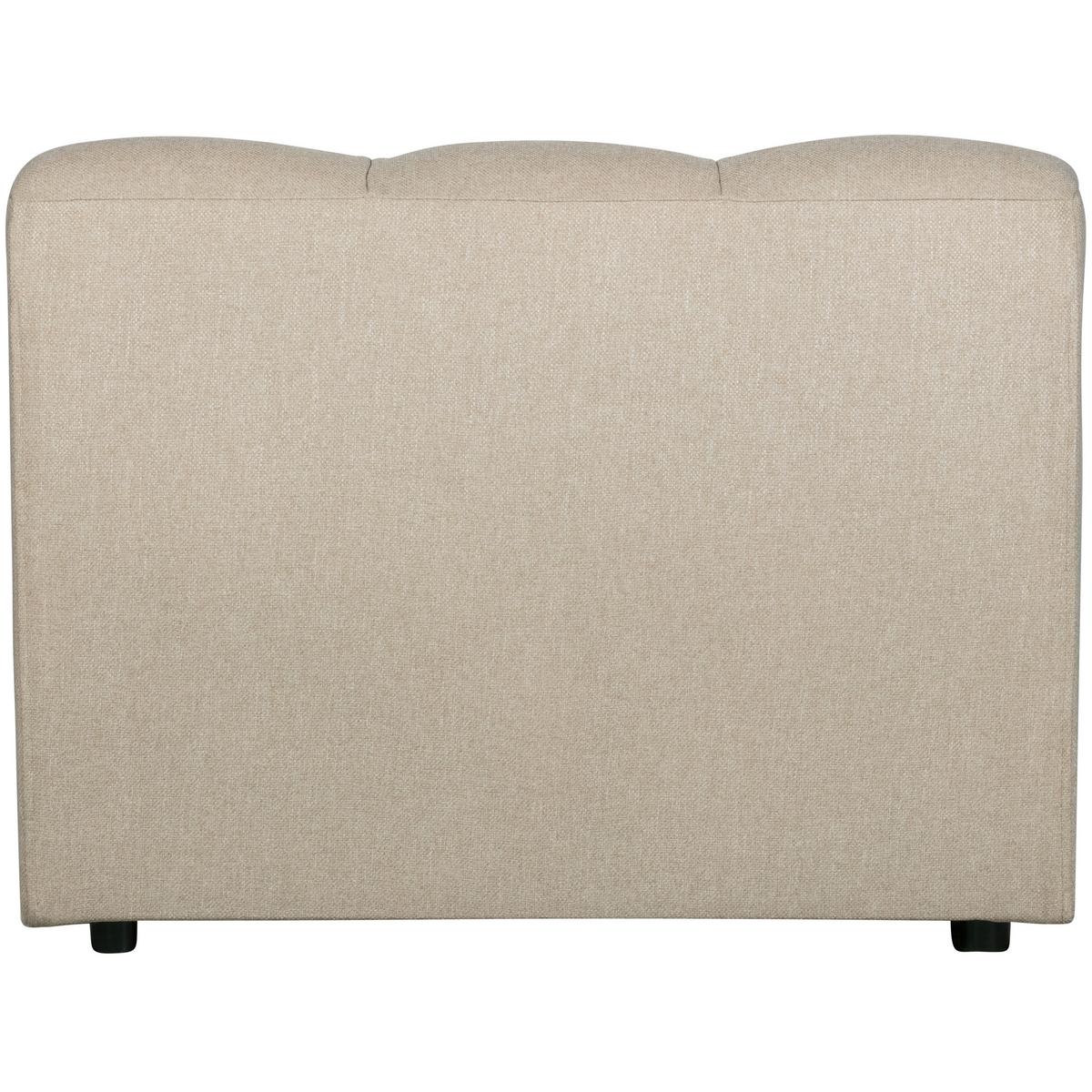 SESSEL Pepper Sandfarben B: 100cm - Sandfarben/Schwarz, Design, Kunststoff/Textil (100/79/92cm) - Livetastic