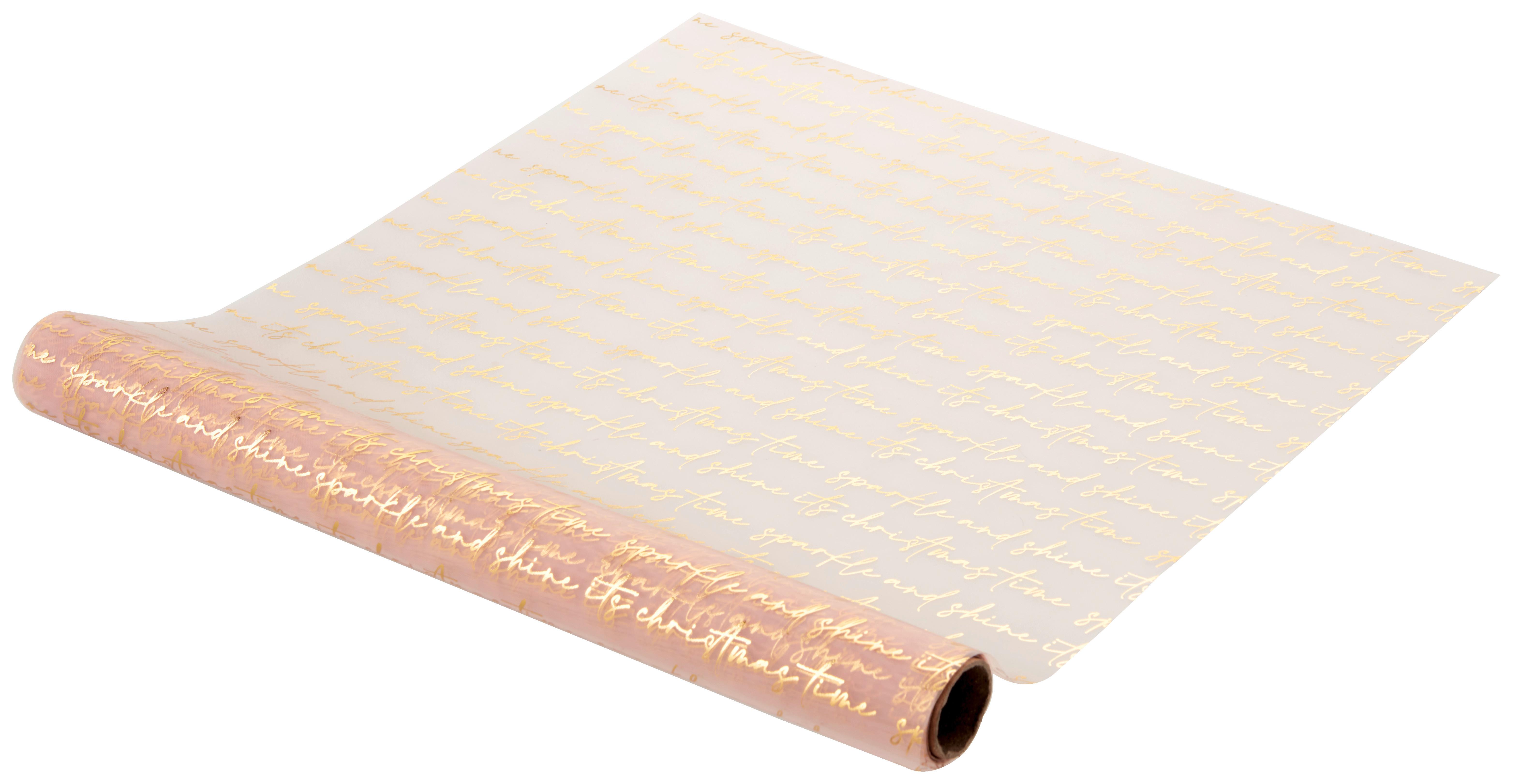 Tkanina Dekorativna Golden Lights - ružičasta, Romantično / ladanjski, tekstil (35/300cm) - Modern Living
