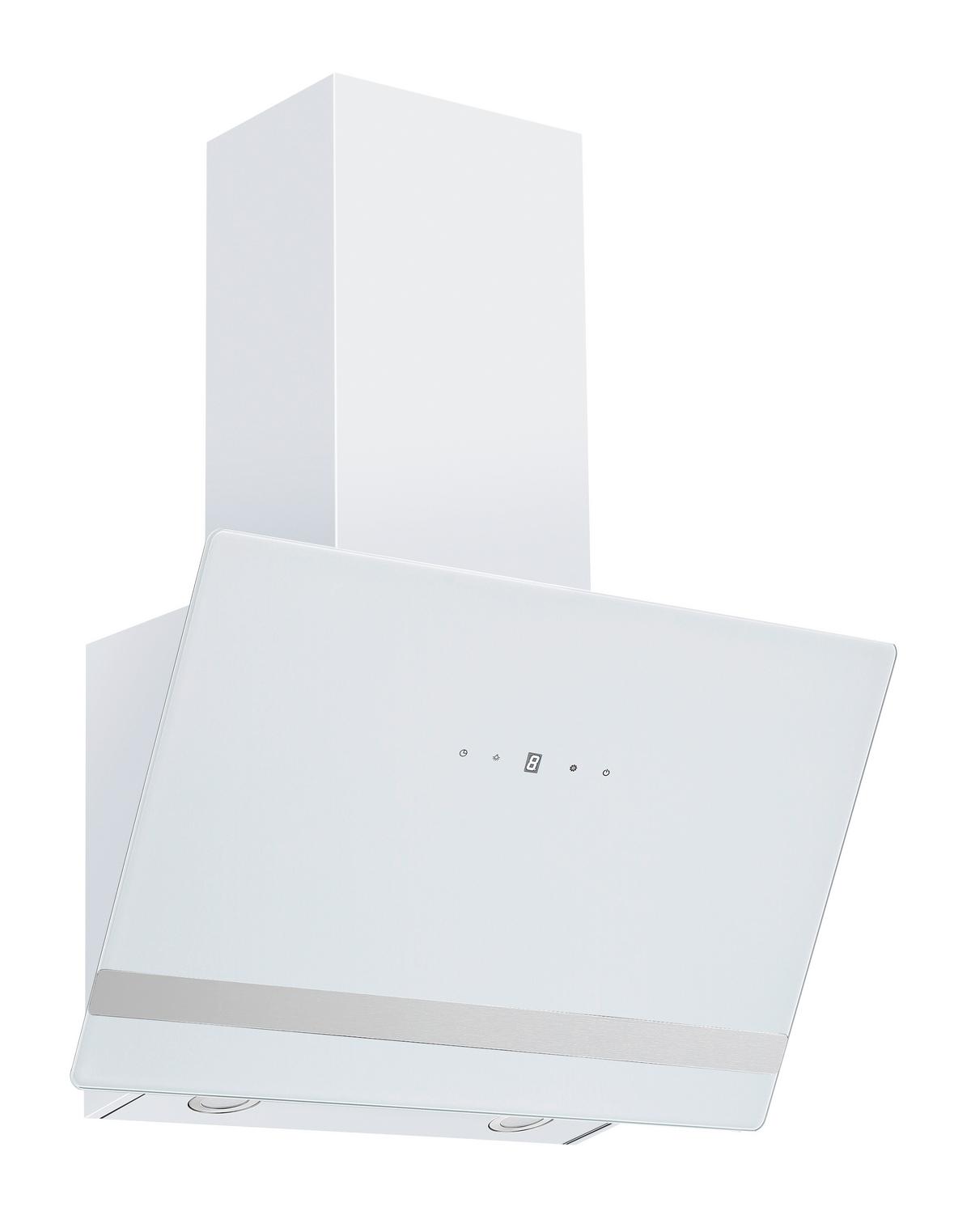 Dunstabzugshaube S21-60AWTH Weiß - Weiß, Basics, Glas/Metall (60/111.60/29.6cm) - PKM