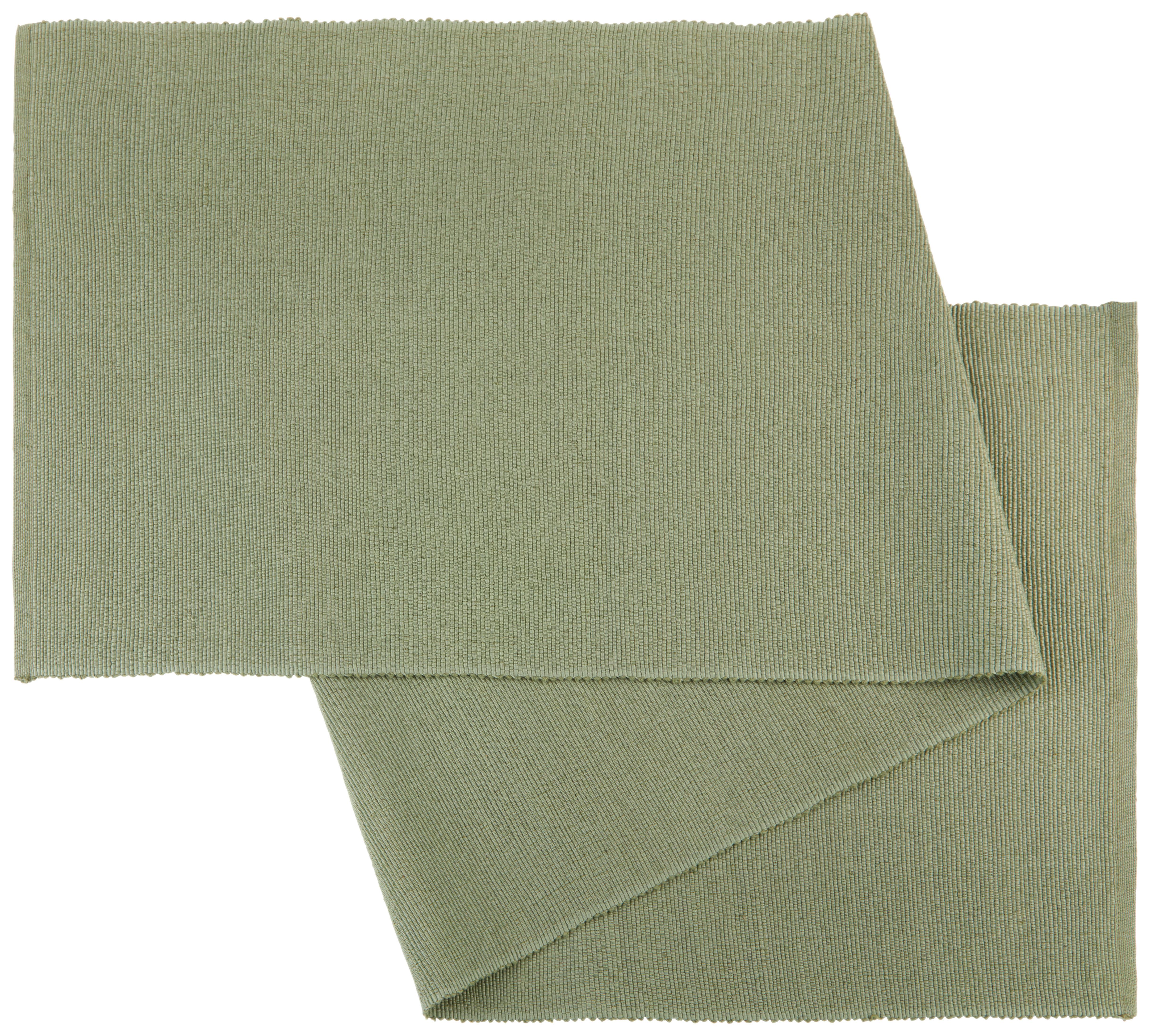 Tischläufer Maren in Salbeigrün - Salbeigrün, Textil (40/150cm) - Modern Living