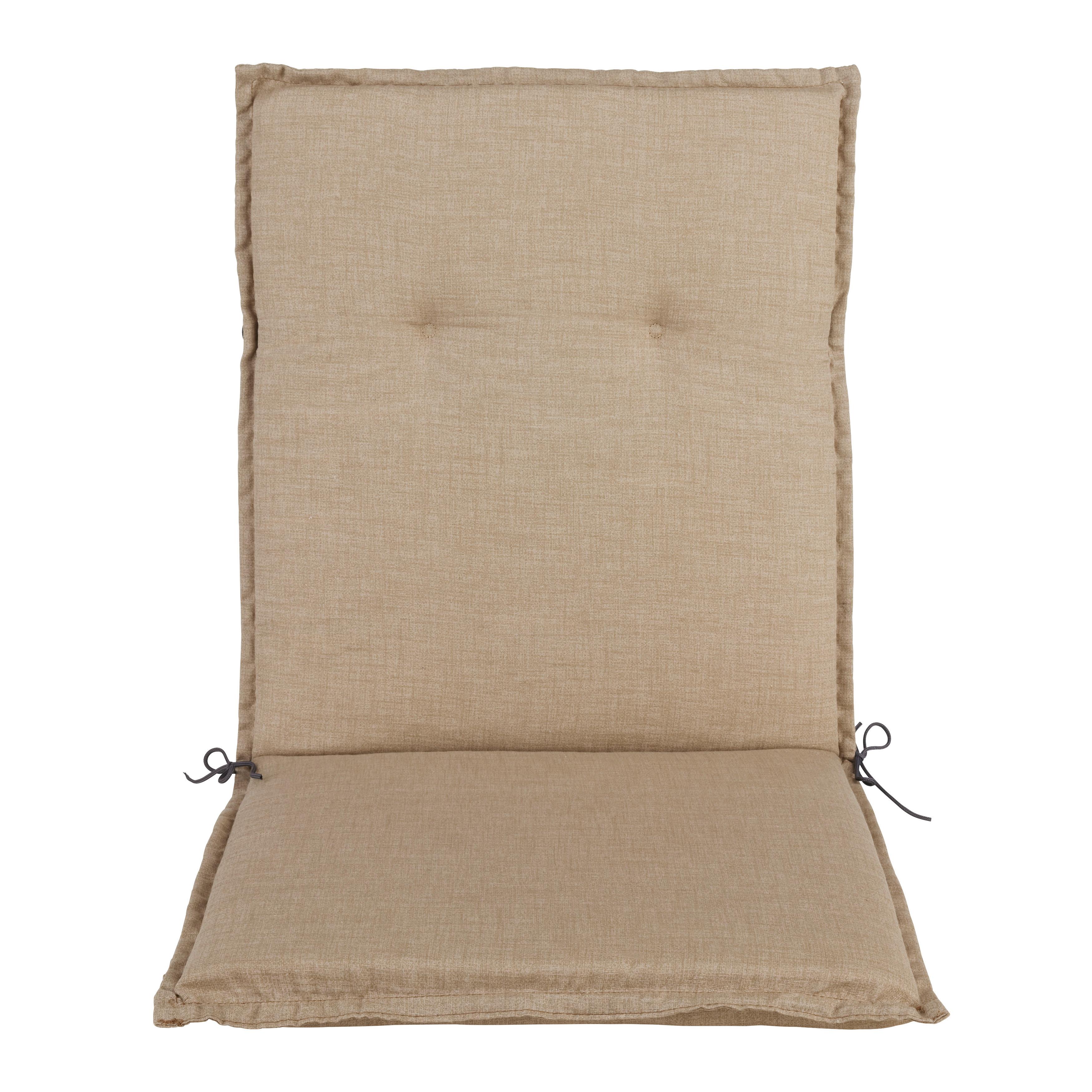 Sesselauflage Genf 1 Beige ca. 100x48x5cm - Beige, Basics, Textil (100/48/5cm) - Mömax