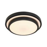 LED Mennyezeti Lámpa Porfiro - fekete, Modern, műanyag/fém (41/8,5cm) - Premium Living