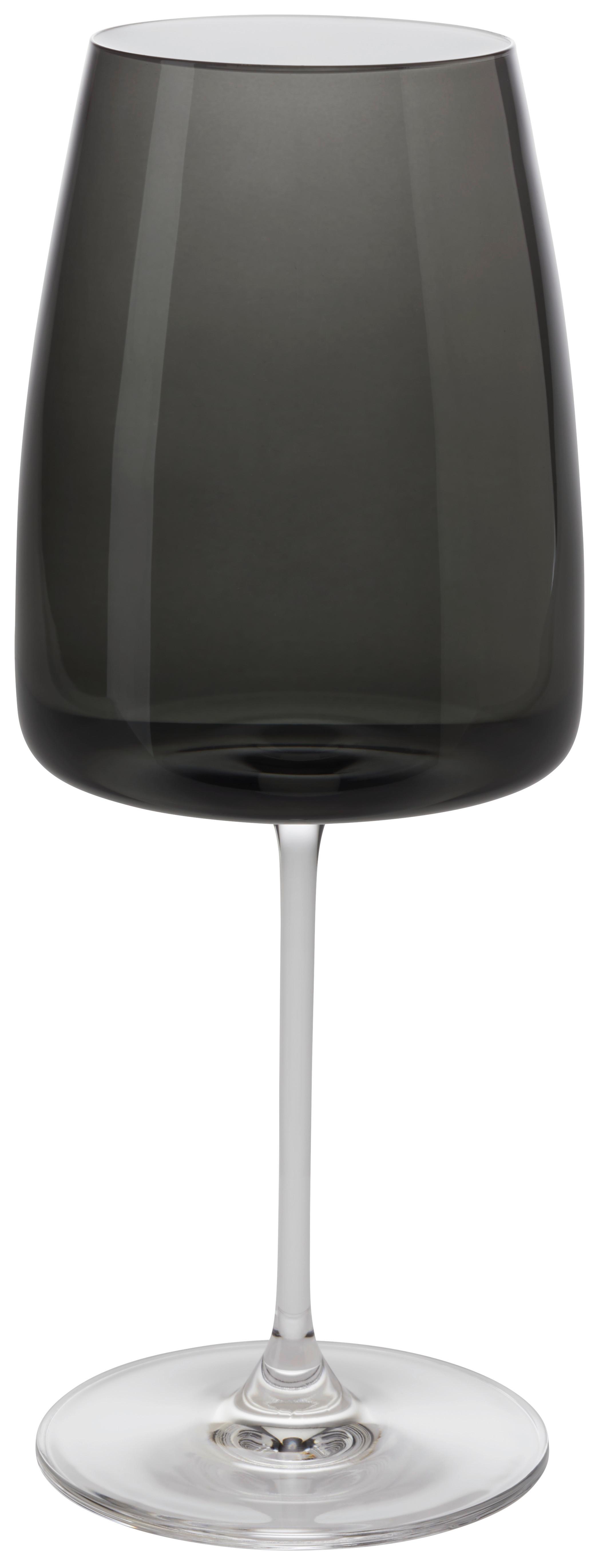 Bordeauxglas Nicki in Schwarz ca. 670ml - Schwarz, Modern, Glas (9,4/24cm) - Premium Living